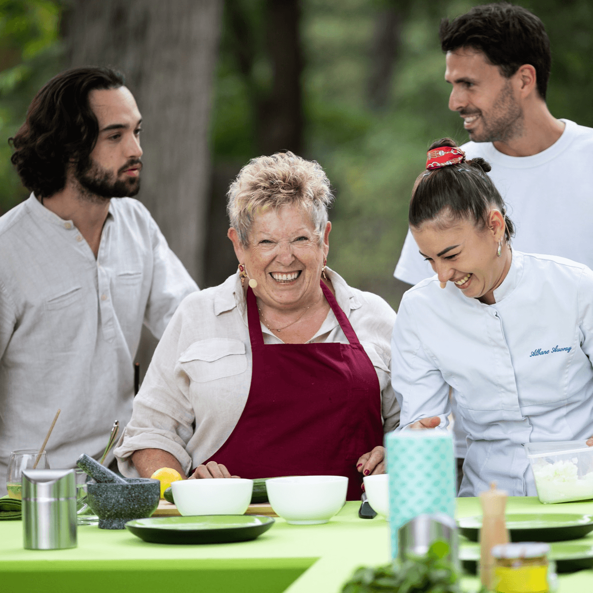 atelier cuisine en live avec des influenceurs