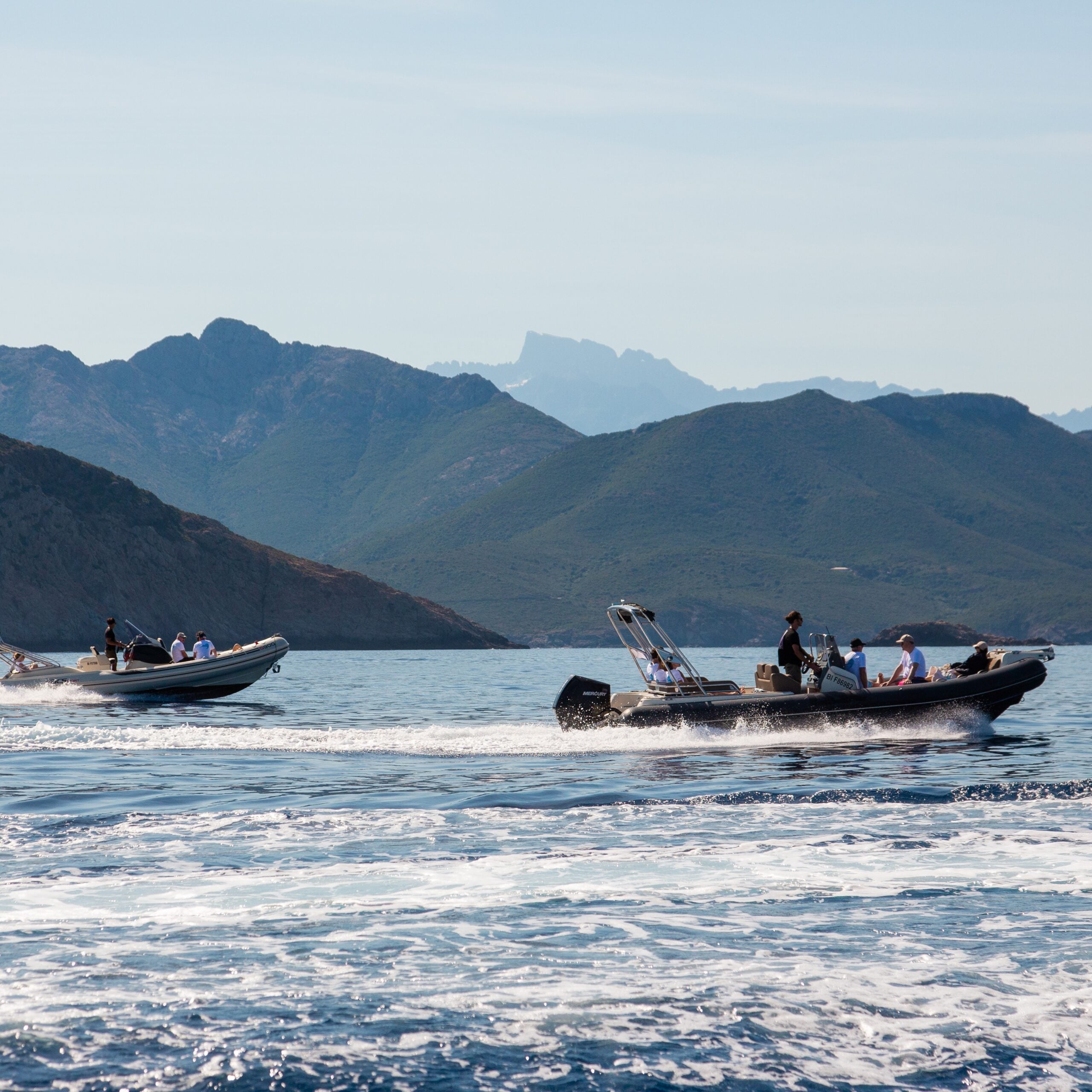 animation nautique en zodiac séminaire en Corse