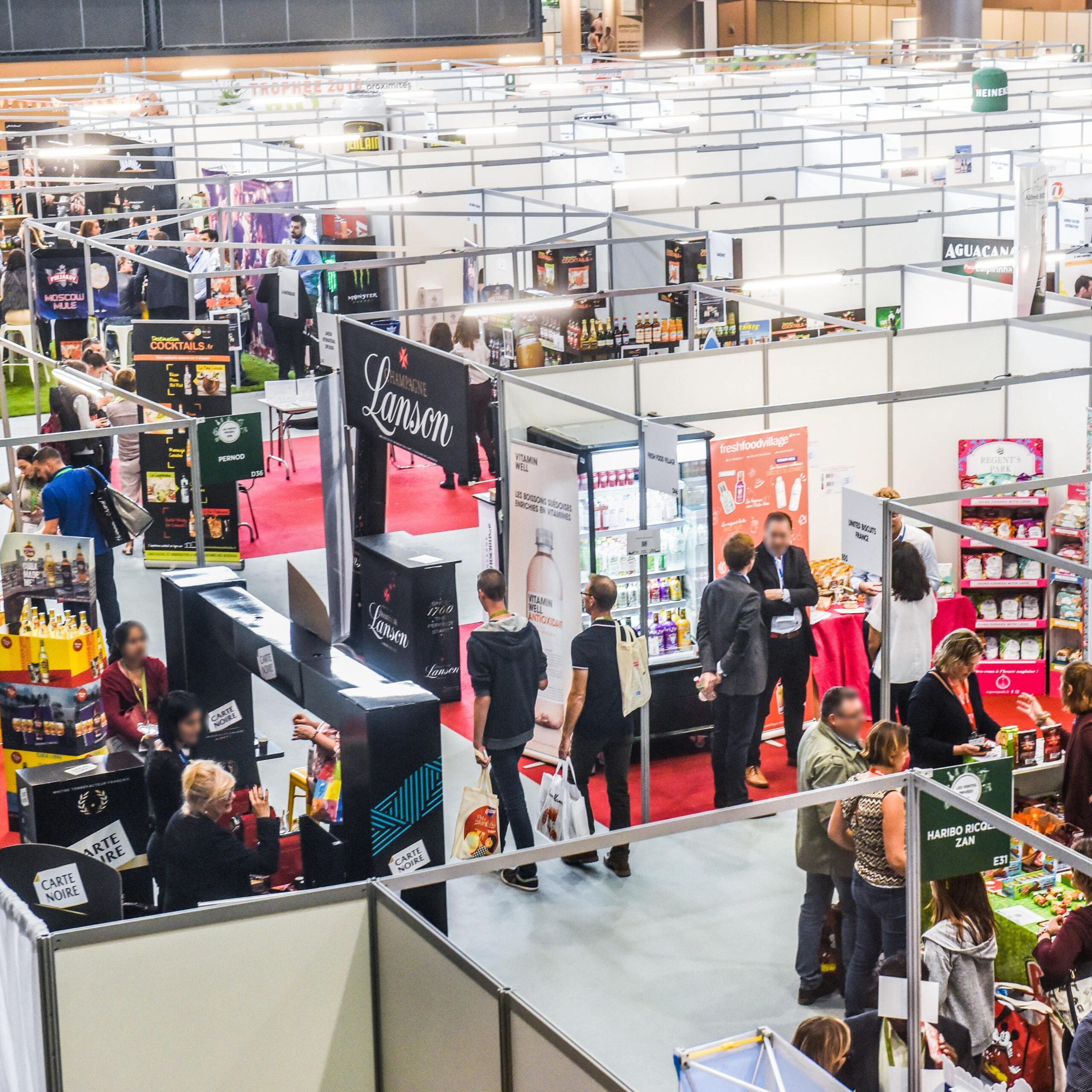 travée d'un salon professionnel